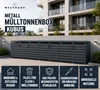 Westmann Metall Mülltonnenbox Kubus 7er 7x240 L Anthrazit Produktbild-Vorschau 9