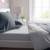 Bettwäsche Set Baumwolle Jersey 155x220 cm Anthrazit Produktbild-Vorschau 3