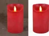 Anna's Collection Led-Stummelkerze - rot - H12,5 x D7,5 cm Produktbild-Vorschau 2
