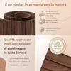 Floranica Bordura per Giardino in legno 20 x 200 cm Anteprima dell’immagine prodotto 2