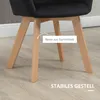 HOMCOM, ensemble de 2 chaises de salle à manger, chaise de Voir les images du produit 6
