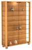 LumoMini Vitrinenschrank 2 Glastüren Buche Nachbildung. Produktbild-Vorschau 10