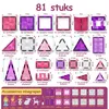 Olvy Magnetische bouwstenen, Montessori speelgoed, 80 stuks Productafbeelding-voorbeeld 2
