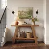Console, table d'appoint en bois massif de 110 cm de style Voir les images du produit 12