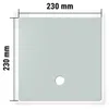 Dennerle Abdeckscheibe Nano Cube, 20 Liter - 23 x 23 cm - Produktbild-Vorschau 2
