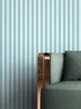 NEWROOM Tapete Blau Vliestapete Streifen - Streifentapete Produktbild-Vorschau 1