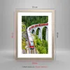 Gerahmtes Poster - Rahmen in heller Eiche - Viadukt Produktbild-Vorschau 5