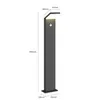 Arcchio LED-Wegeleuchte Yolena, Sensor, 100cm, anthrazit Produktbild-Vorschau 5