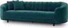 Casa Padrino Luxus Sofa Grün / Schwarz 240 x 96 x H. 74,5 Produktbild-Vorschau 1