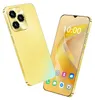 A gold smartphone is shown from two angles against a white background. One angle shows the back with the camera array, and the other shows the front with the screen displaying the time and icons. Náhľad obrázku produktu