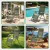 CASABEL lot de 2 chaises pliantes Zéro Gravité Vert sauge, Voir les images du produit 4