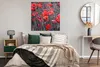 MuchoWow® Poster Rote Mohnblumen in einem Schwarz-Weiß-Bild Produktbild-Vorschau 4