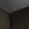 vidaXL Gartenschrank Schwarz 198x55,5x80 cm Poly Rattan Produktbild-Vorschau 7