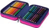 An open pencil case filled with colored pencils, displayed against a white background. Anteprima dell’immagine prodotto
