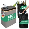 Blumtal Pflandflaschen Sammelbehälter 150L mit 2 Fächern - Produktbild-Vorschau 1