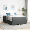 Struttura del letto Grigio scuro 160 x 200 cm Tessuto Anteprima dell’immagine prodotto 2