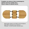 Flieks Ausziehbarer Esstisch 120-160cm, ovaler Holztisch Produktbild-Vorschau 8