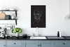 MuchoWow® Poster Strichzeichnung - Frau - Gesicht 40x60 cm Produktbild-Vorschau 3