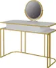 Schminktisch Vicco Tiara Weiß/Gold 110 cm, Model 40757 Produktbild-Vorschau 1
