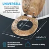 SANILO® WC-Sitz mit Absenkautomatik Grain, Toilettendeckel Produktbild-Vorschau 4