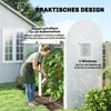 Outsunny Foliengewächshaus Treibhaus Frühbeet 4 Fenster&2 Produktbild-Vorschau 5