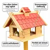Mucola Vogelhaus Vogelfutterhaus Holz Vogelvilla Produktbild-Vorschau 5