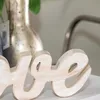 Holzfigur, "Love", Weiß, Dekoration Produktbild-Vorschau 3