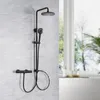 CECIPA Duschset Schwarz Duschsystem Regenduschset ohne Produktbild-Vorschau 1