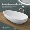 Mai & Mai Waschbecken 59,8x36x14cm oval Aufsatzwaschbecken Produktbild-Vorschau 4