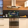 Coloray Küchenrückwand 100x50 Spritzschutz aus Glas - Rund Produktbild-Vorschau 3