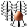 Eierbecher Edelstahl Eier Becher Metall Frühstück Produktbild-Vorschau 1