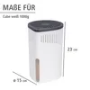 WENKO Raumentfeuchter Mod. Drop Weiß 2 x 1000 g, für Räume Produktbild-Vorschau 6