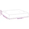 vidaXL Palettenkissen Marineblau 60x60x9,5 cm Oxford-Gewebe Produktbild-Vorschau 7