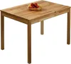 Krok Wood Esstisch Tomas aus Massivholz in Eiche 110x75x75 Produktbild-Vorschau 1