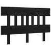 vidaXL Tête de lit noire 183,5x3x81 cm pin massif Voir les images du produit 1