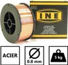 Bobina di filo per saldatura INE Mig-Mag Ø0,8 mm 5 kg Anteprima dell’immagine prodotto 4