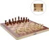 Jayseuw Schachspiel 29x29 cm Holz klappbares Schachbrett Produktbild-Vorschau 1