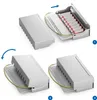deleyCON CAT 6a Patchpanel Verteilerfeld 8 Port - Desktop & Produktbild-Vorschau 4
