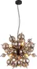 Globo Lighting Hängeleuchte Metall schwarz matt, 6x E14 Produktbild-Vorschau 1