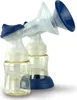 Two electric breast pumps with bottles are shown against a white background. Podgląd zdjęcia produktu