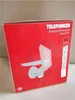 The image shows the red cardboard packaging of a Telefunken LED outdoor light with motion sensor. Produktbild-Vorschau
