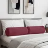 vidaXL Cuscino bolster 2 pezzi rosso vino Ø 25 x 70 cm Anteprima dell’immagine prodotto 2