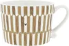 Tasse, Becher Stack the Stripes weiß braun für 270ml Produktbild-Vorschau 1