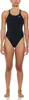 Nike Swim Hydrastrong Solids Spiderback Badeanzug Schwarz Produktbild-Vorschau 3