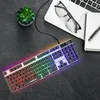 RGB LED Tastatur Gaming Gaming-Tastatur mit Beleuchtet Produktbild-Vorschau 8