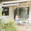 Relaxdays Klemmmarkise Balkon, Handkurbel, Produktbild-Vorschau 2