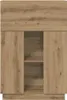 vidaXL Artisan dubový stôl 71,5 x 31,5 x 106,5 cm Materiál Náhľad obrázku produktu 4