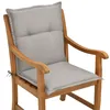 Beautissu Sedia da giardino con schienale basso Loft NL, Anteprima dell’immagine prodotto 1