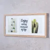Bilderrahmen für 3 Fotos 13x18cm Eiche gekälkt Holz MDF Produktbild-Vorschau 2