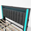 Boxspringbed 160x200 cm met LED-verlichting, 3 USB-poorten Productafbeelding-voorbeeld 17